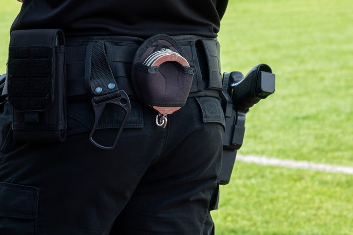 security guards with equipment